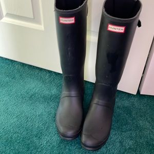 Hunter boots -black
